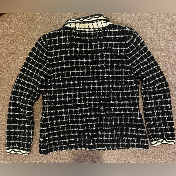 St. John Tweed Pattern Evening Jacket- Size 2 - Picture 2 of 6